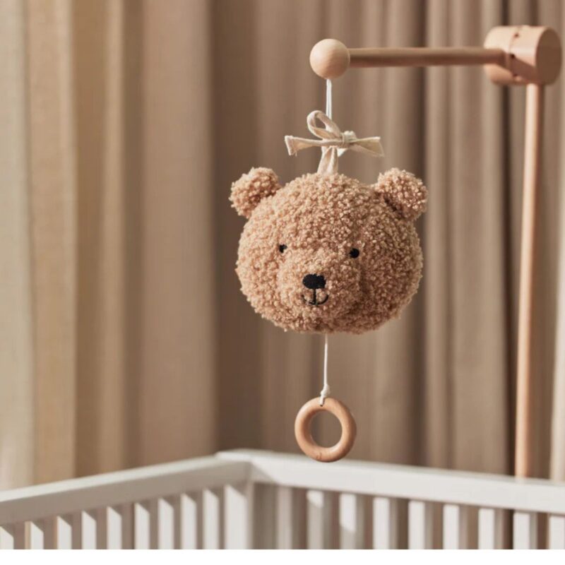 Musical Hanger - Teddy Bear - Biscuit - Image 2