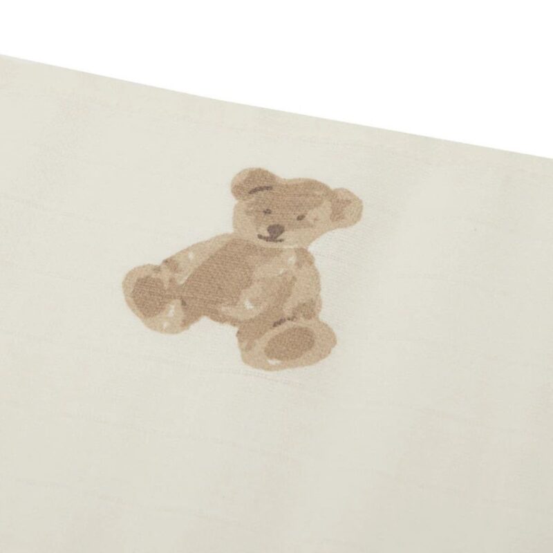 Cloth Muslin 70x70cm - Teddy Bear - 3 Pack - Image 2