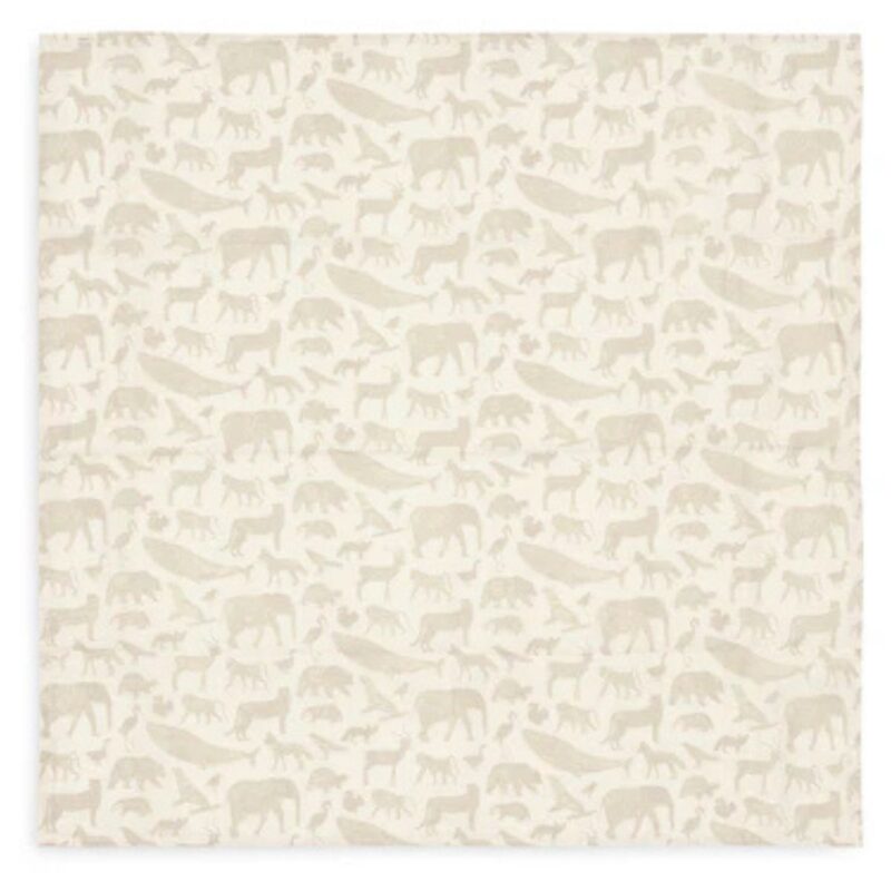 Cloth Muslin 70x70cm Animals - Nougat - 3 Pack - Image 2