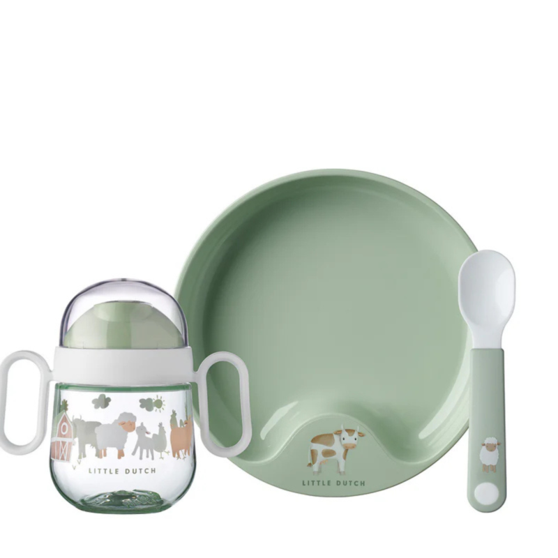Set baby dinnerware mio 3 pcs - little farm