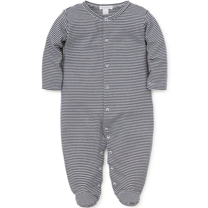 Kissy Essentials Navy Stripe Footie