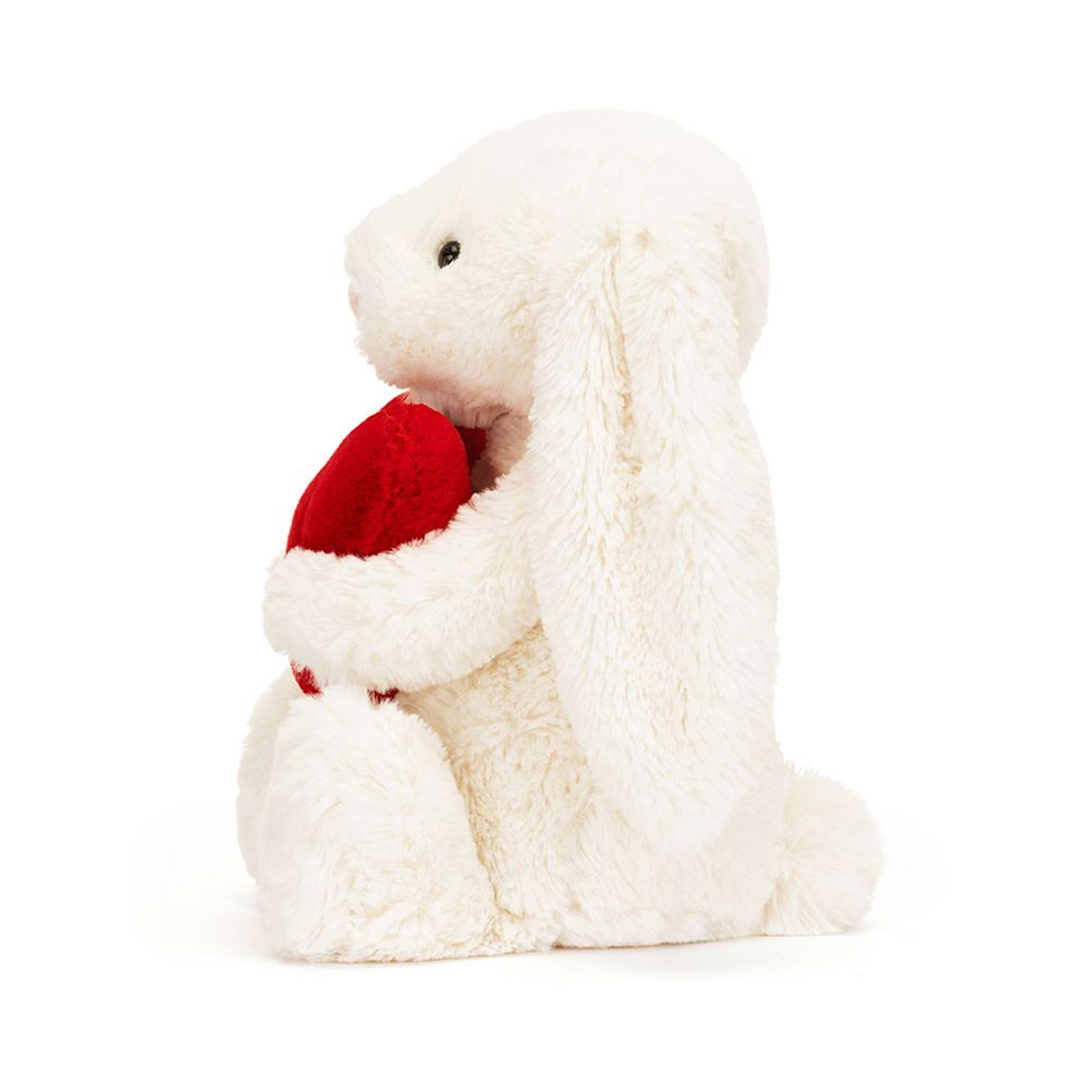 Bashful Red Love Heart Bunny Medium - Image 2