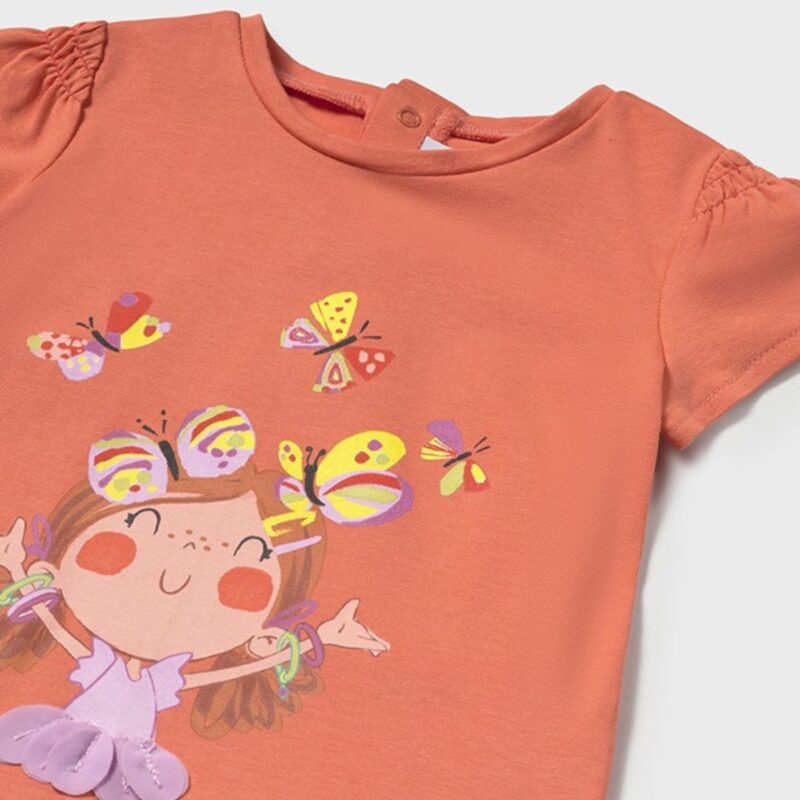 Baby embossed applique t-shirt - Image 3