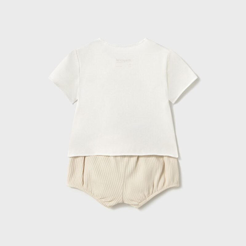 Newborn Girl Shorts And Teddy Top Set - Image 2