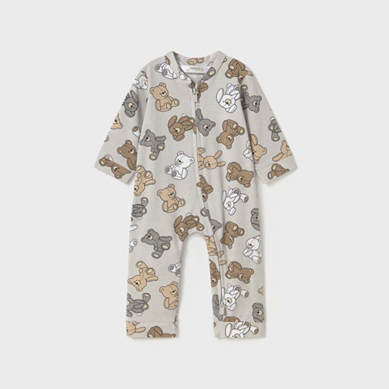 Newborn Boy Removable Foot Sleepsuit