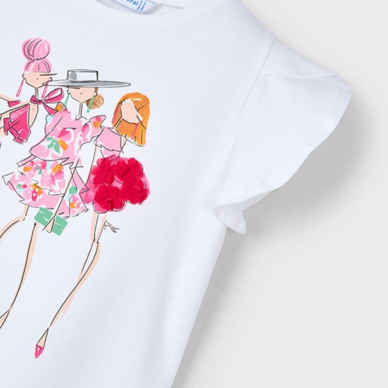 Girl applique t-shirt - Image 2