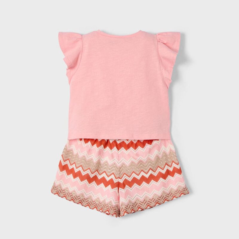 Girl zigzag shorts with top set - Image 3