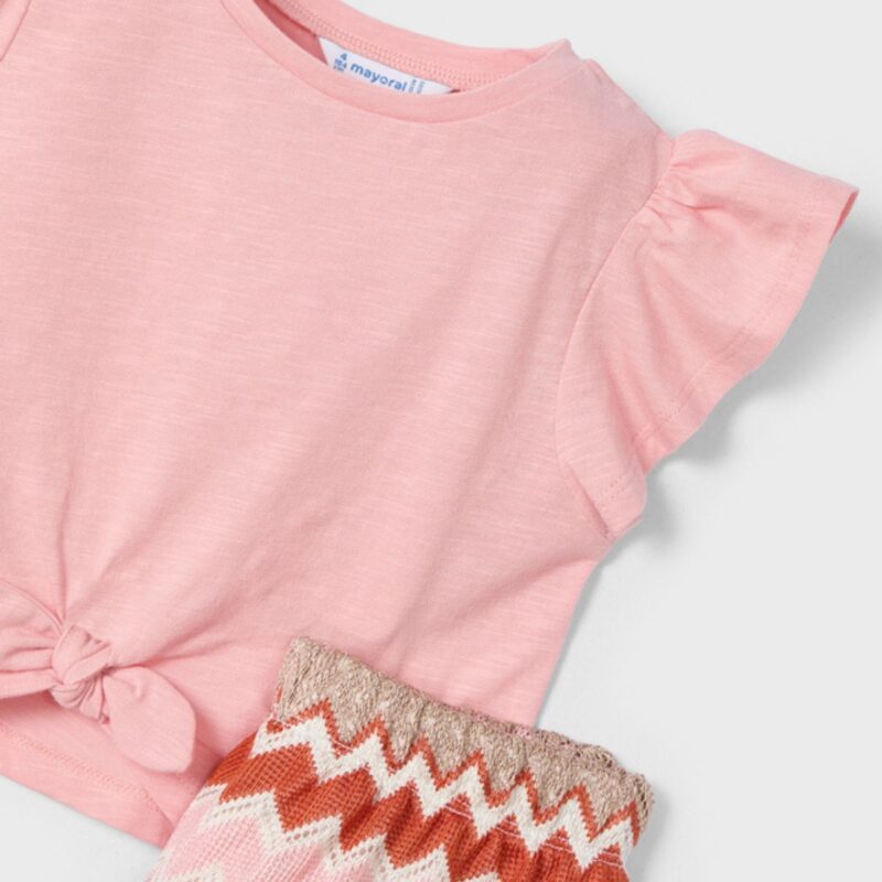 Girl zigzag shorts with top set - Image 2