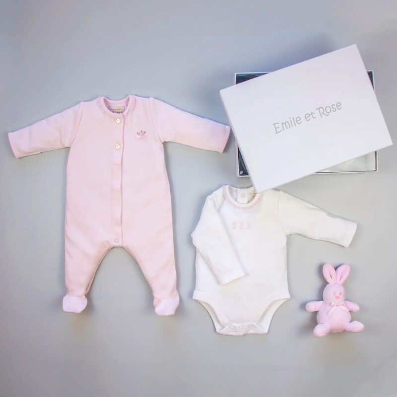 Tessa Pink Baby Girls Gift Set - Image 2
