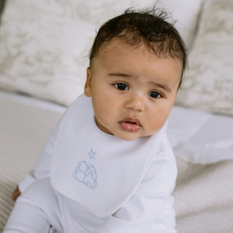 Trenton Blue Star Print Bib Gift Set - Image 3