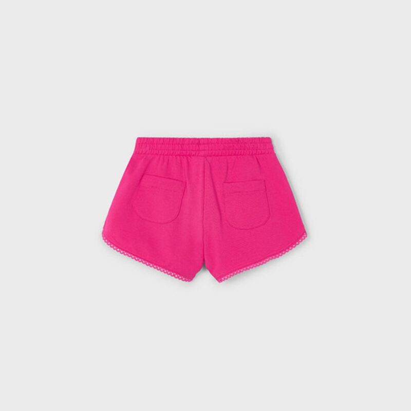 Girl Basic Sporty Pink Shorts - Image 2
