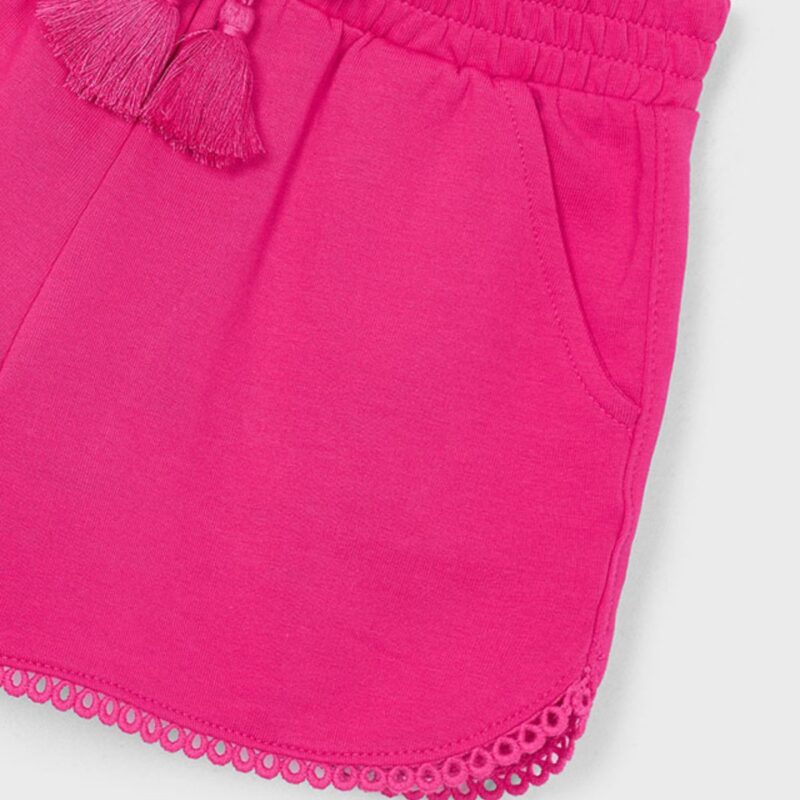 Girl Basic Sporty Pink Shorts - Image 3