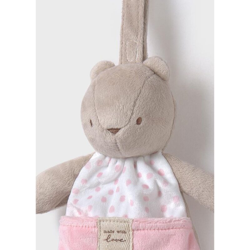 Baby Rose Soft Toy With Dummy Holder - Image 2