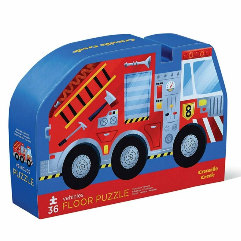 Crocodile Creek Vehicles Floor Puzzle - 36 Piece