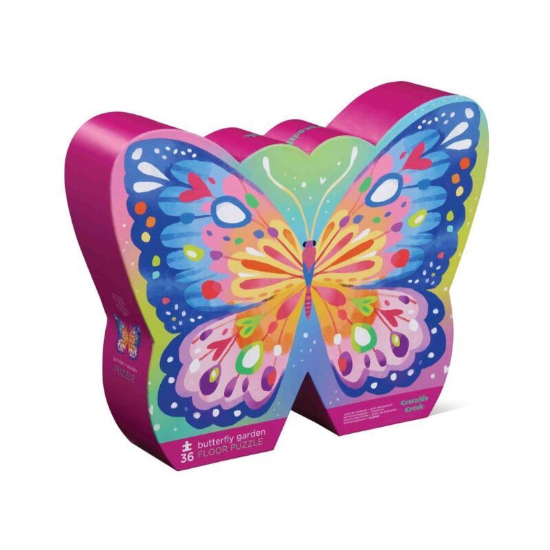Crocodile Creek Butterfly Garden Floor Puzzle - 36 Piece