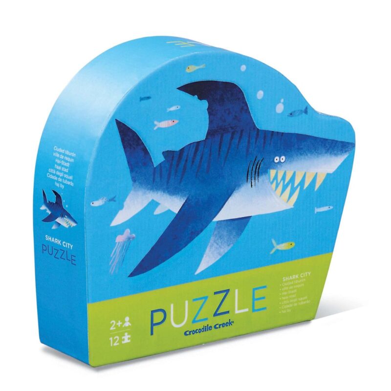 Crocodile Creek Shark City 12 Piece Mini Puzzle