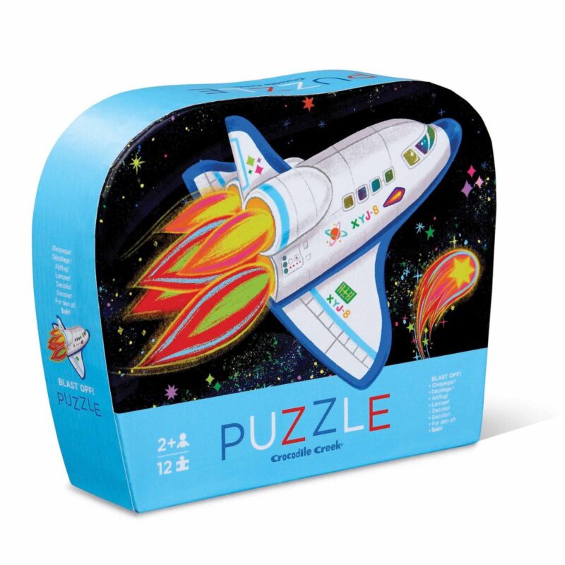 Crocodile Creek Blast Off 12 Piece Mini Puzzle