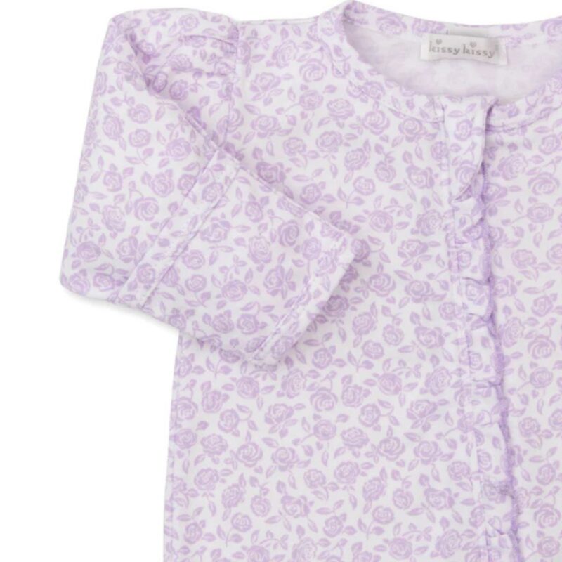 Summer Gardens Lilac Zip Footie - Image 2