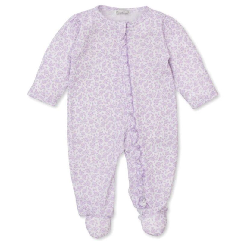 Summer Gardens Lilac Zip Footie