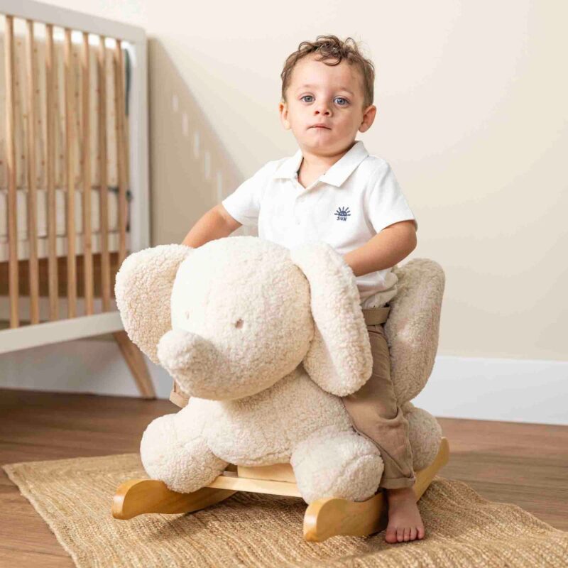 Nattou Teddy Rocker – Ecru Elephant - Image 2
