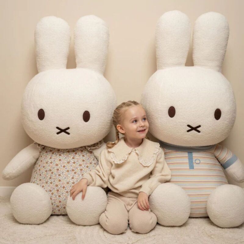 Miffy Cuddle 100cm - Vintage Flowers - Image 2