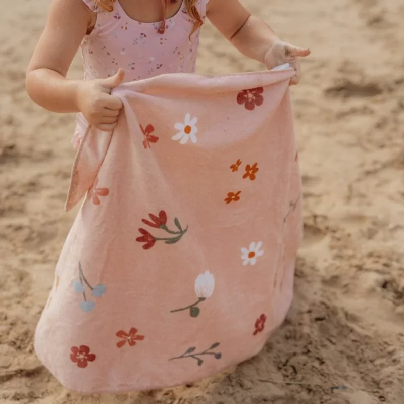 Beach Towel - Flowers & Butterflies - Image 3