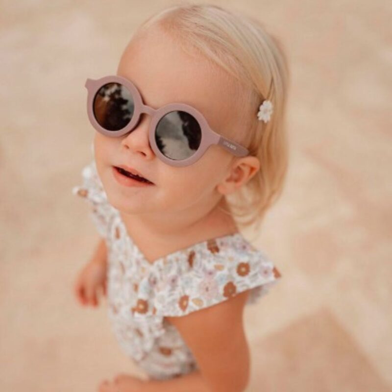 Kids Sunglasses Round - Mauve - Image 3