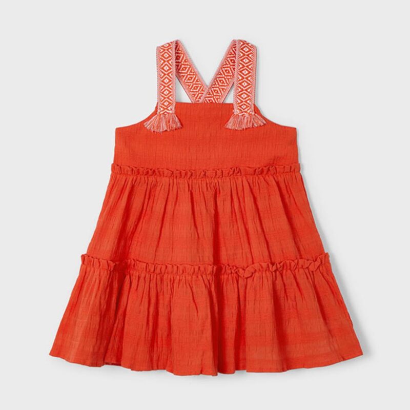 Girl Detailed Strap Dress