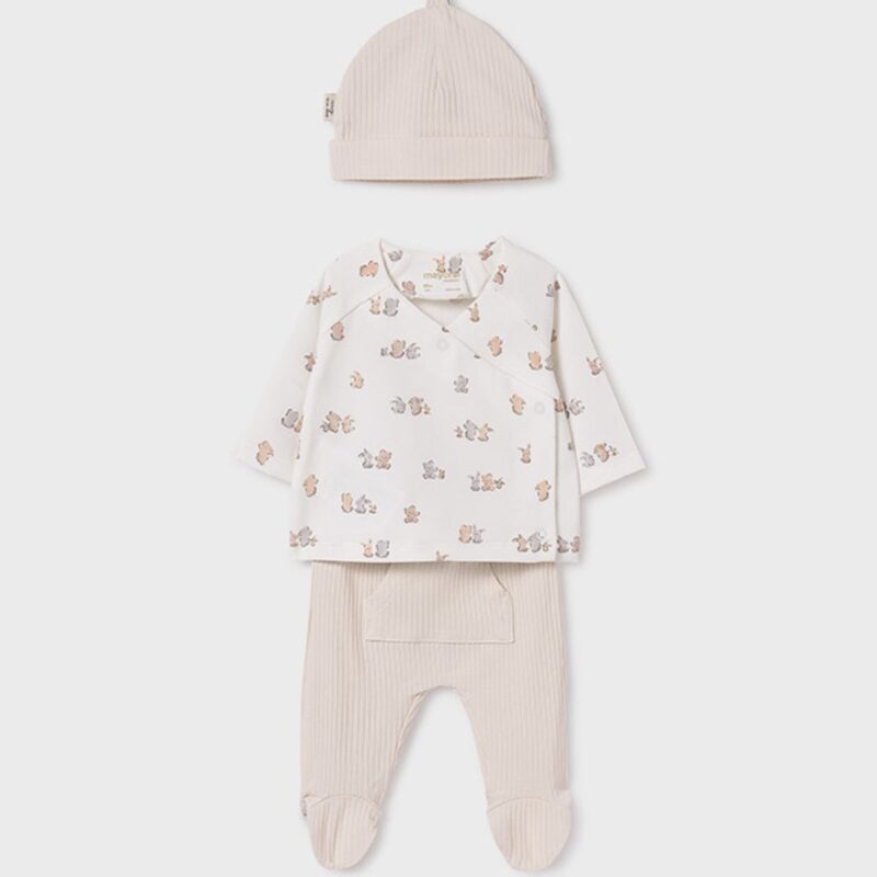 Baby Bunny and Bear 3 Piece Gift Set