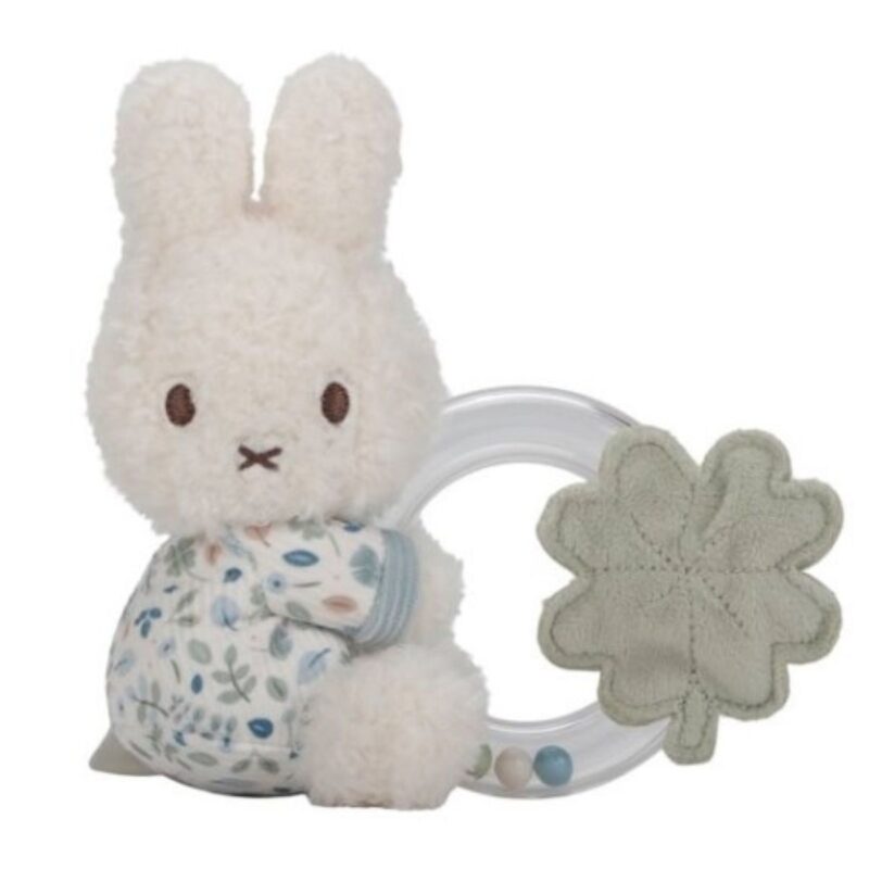 miffy rattle ring - Lucky Leaves