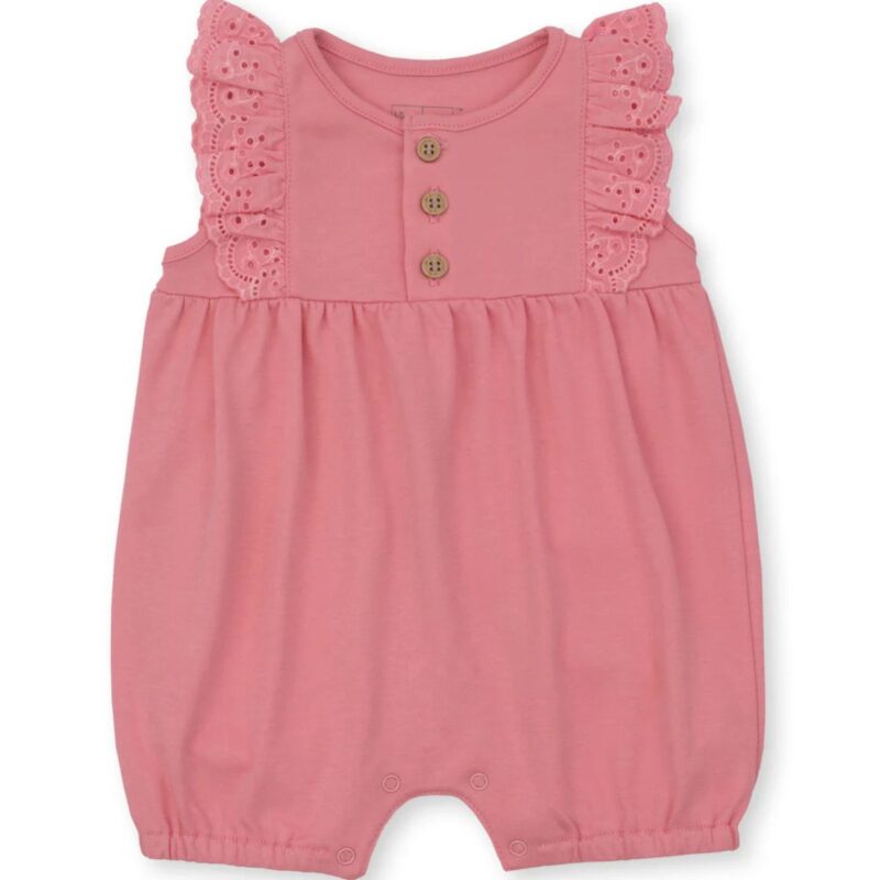 Kissy Love Pink Short Playsuit