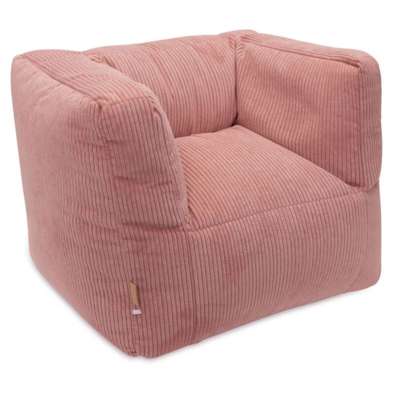 Kids Chair Beanbag Corduroy - Wild Rose