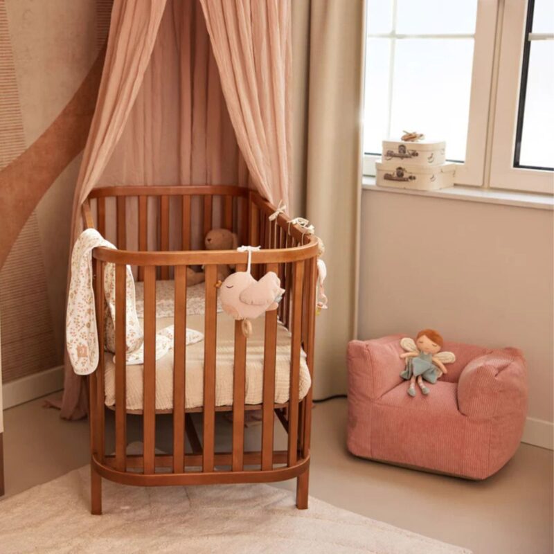 Kids Chair Beanbag Corduroy - Wild Rose - Image 3