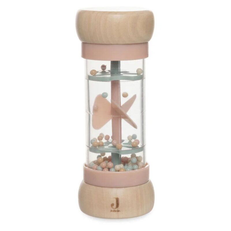 Wooden Rain Rattle - Lovely Birds