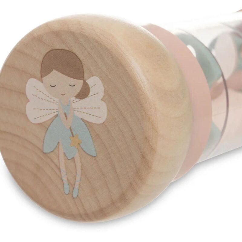 Wooden Rain Rattle - Lovely Birds - Image 2