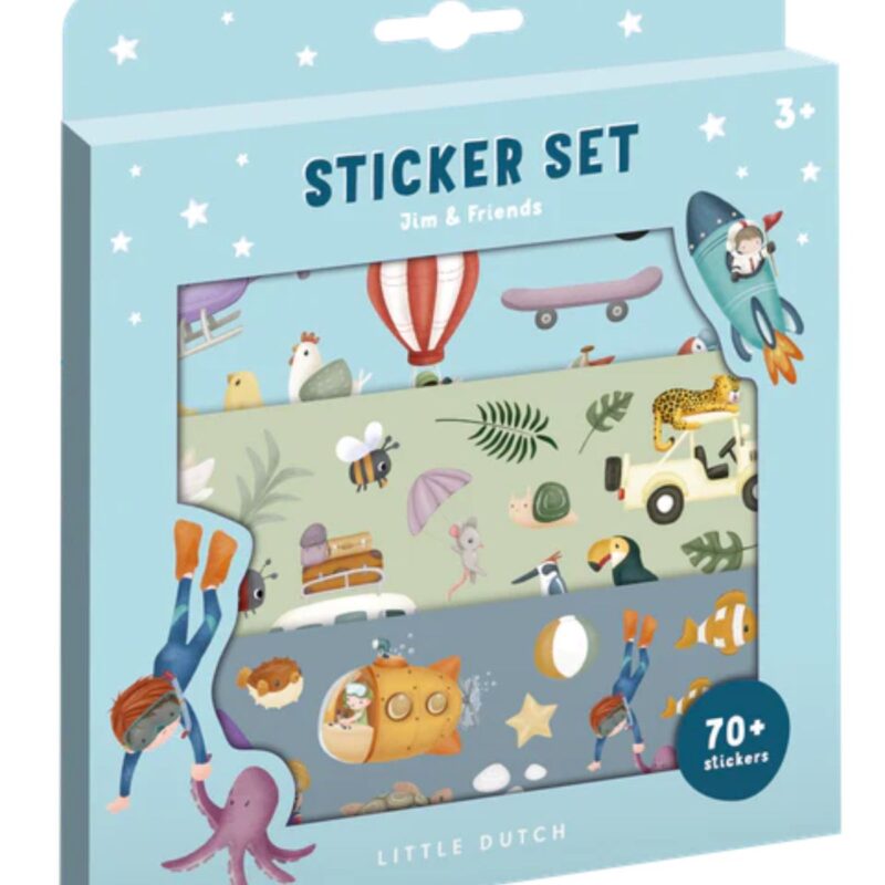 Stickerset - Jim & Friends