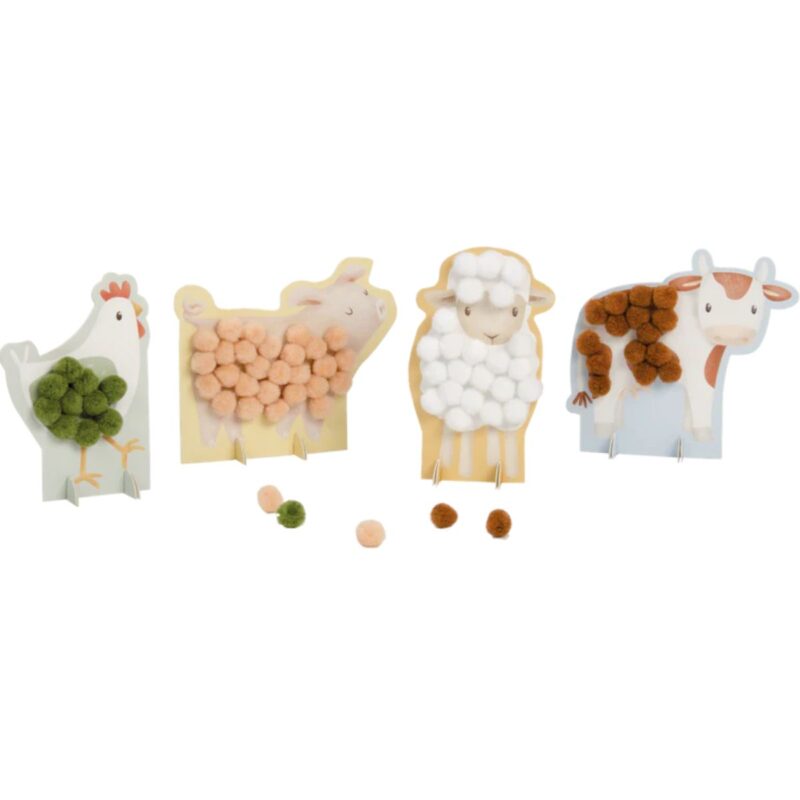 Pom Pom Cards - Little Farm