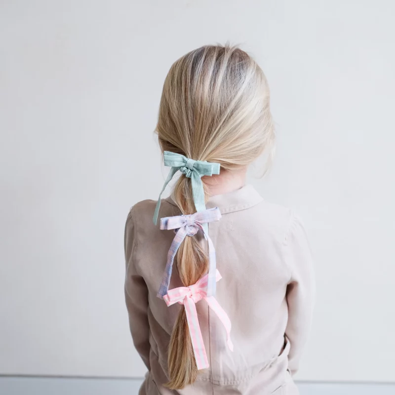 Summer Stripes Bow Scrunchies - Image 2