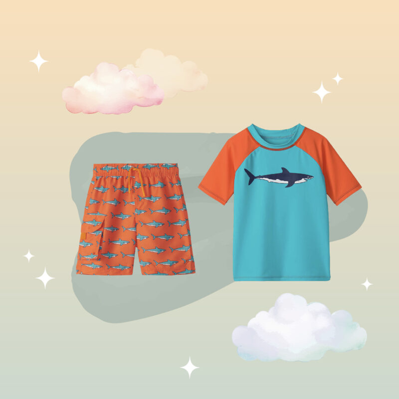 Hatley Boys Shark Swimwear Set