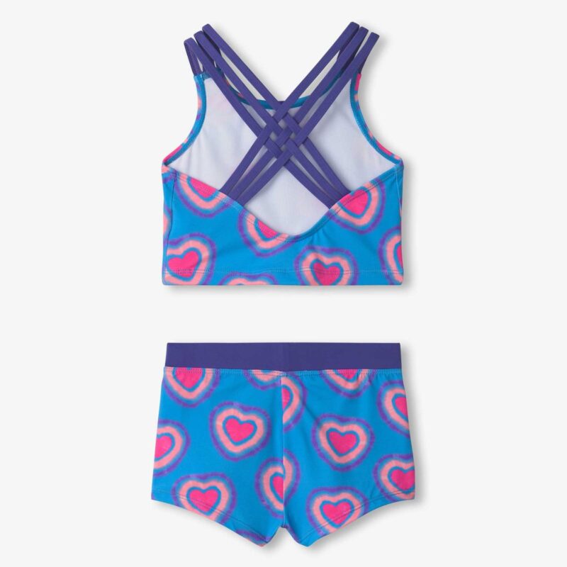 Hatley Girls Glowing Hearts Swimwear Set - Image 7