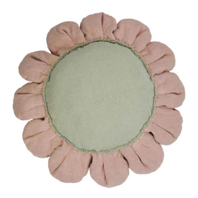 Floor Cushion Pink Daisy - Image 2