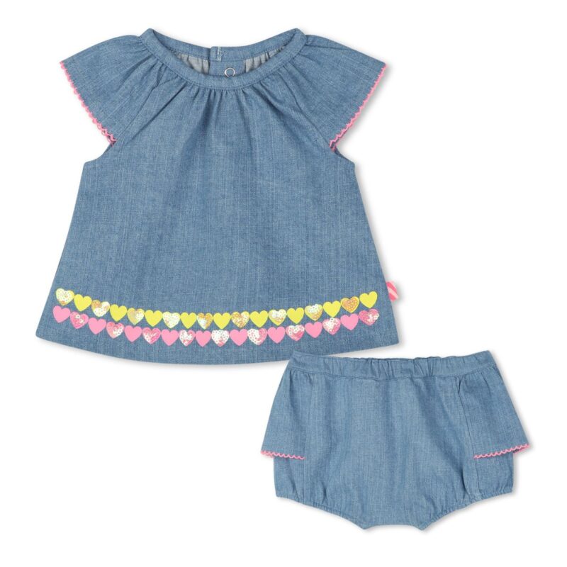 Heart Print Tunic Set