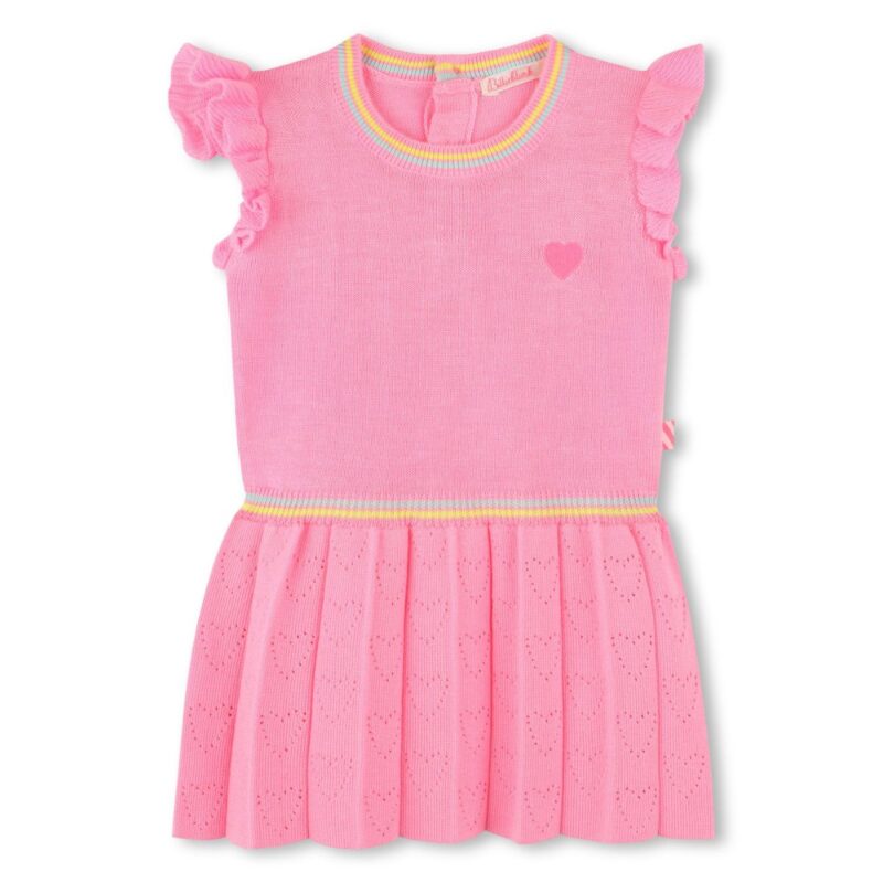 Skater silhouette knitted dress