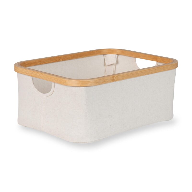 Panier Table de Bain - 38 x 30 cm - Beige-Naturel - Image 2