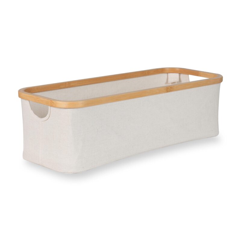 Storage Basket Changing Table - 60 x 24 cm - Beige-Natural