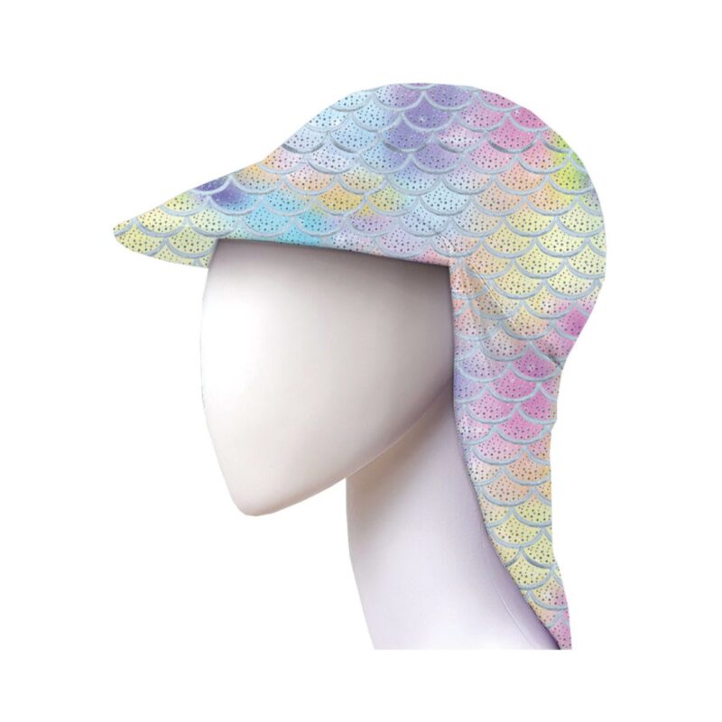 Finny Rainbow Mermaid Sun & Swim Hat