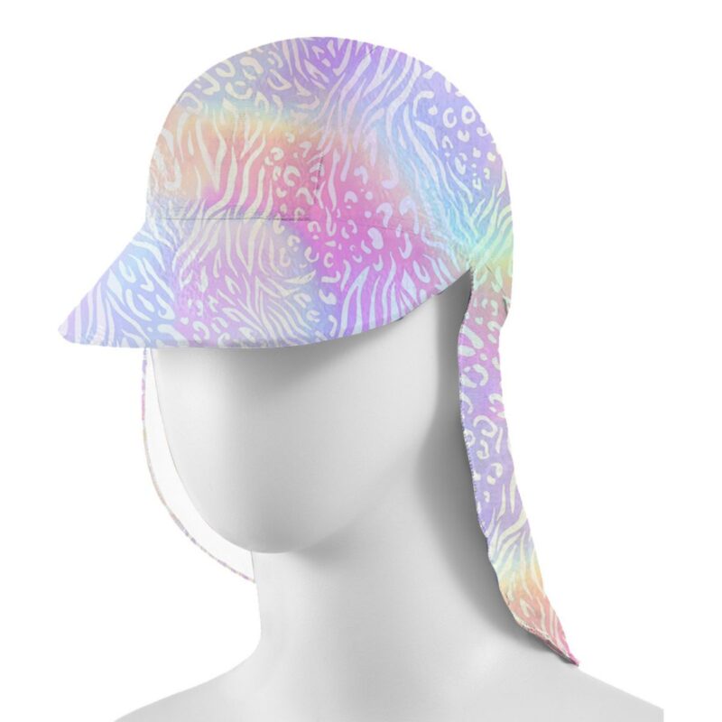 Blend Rainbow Animal Print Sun & Swim Hat