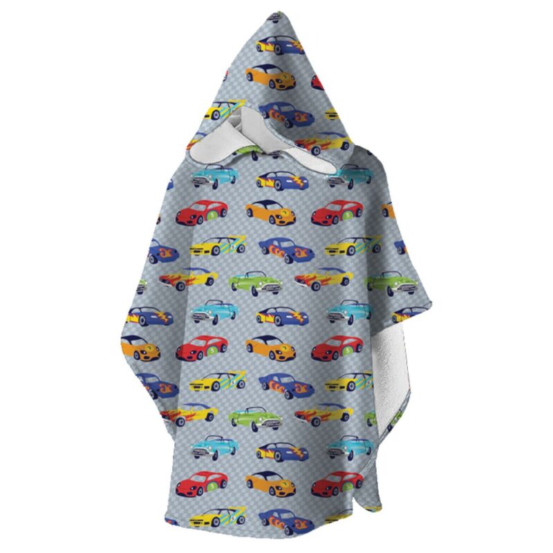 Wheels Super Soft Towelling Hooded