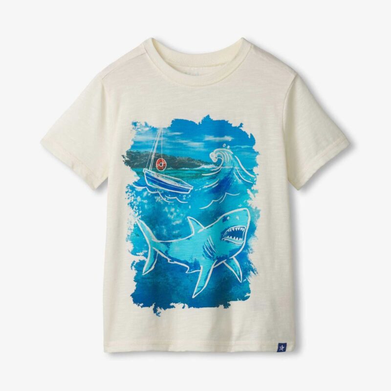 Bewaew Of Shark Graphic Tee