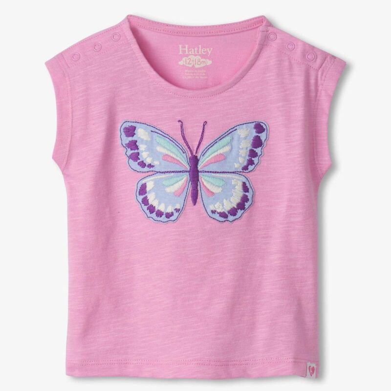 Girls Butterfly Graphic Tee